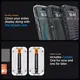 Защитное стекло Spigen для iPhone 15 Pro Max - EZ FIT GLAS.tR (2 шт), Black (AGL06873)