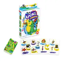 Карточная игра Strateg Крокозаврик развлекательная на украинском языке (30969)