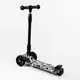 Самокат трехколесный Best Scooter MAXI складной, колеса PU со светом. Skulls and flowers (105402)
