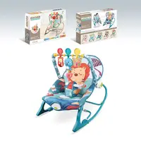 Детский шезлонг Rocker 154-1 музыкальная подвеска регулируемая спинка. Multicolor (179690)
