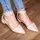 Туфли женские Fashion Zeke 2438 39 размер 25 см Бежевый