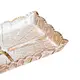 Блюдо для закусок 28.5 × 16.5 (см) на 4 секции прямоугольное из толстого стекла тарелка менажница секционная