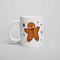 Кружка "Christmas cookies", Белый, Деревянная подарочная коробка с гравировкой, 330 мл