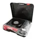 Плита портативная газовая MASTERTOOL, с пьезоподжигом, в пластиковом кейсе. Black and Red (44-5102)