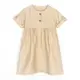 Платье для девочки с пуговицами Beige Elegant