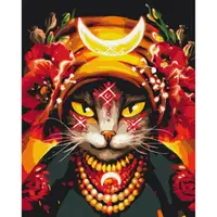 Картина по номерам "Кошка Мольфарка" © Марианна Пащук Brushme BS53282 40х50 см