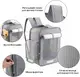 Рюкзак - сумка 2 в 1 переноска для кошек и собак 45х34х25 CosmoPet CP-43 Gray