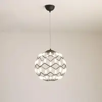 Люстра світлодіодна підвісна LED світильник для квартири на стелю лед 26276 Чорний 42-200х40х40 см.