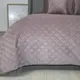 Покрывало полуторное ТЕП Velour Ромб круглый 4-00515_33953 150х210 см темно-розовое