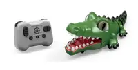Крокодил на радиоуправлении Crocodile Y2 вращается открывает пасть аккумулятор 3.7 V пульт 2.4 GHz. Green (188025)
