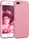 Чехол для iPhone 7 Plus / iPhone 8 Plus - Cиликоновый с микрофиброй, Pink (12)