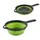 Дуршлаг-трансформер с ручкой 34*19,5*8 см МН-3826S (green)
