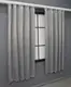 Комплект (2шт. 1,3х1,7м.) коротких штор из ткани "Софт". Цвет светло-серый. Код 981ш 35-0228