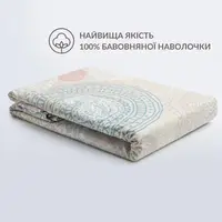 Наволочка 50х70 см бавовна натуральна TM IDEIA ранфорс в упаковці етно