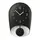 Часы настенные с маятником Guzzini Home 168604209 22х8х33 см черные
