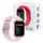 Смарт часы Smart Watch T96 стильные с защитой от влаги и пыли с измерением температуры тела. Цвет: розовый