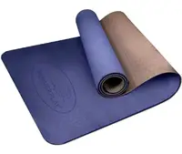 Килимок для йоги та фітнесу PowerPlay 4150 TPE Premium Performance Mat Синій (183x61x0.6)