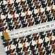 Ткань пальтовая Лапка V-6/1 коричневая / черная / белая