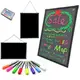 Светящийся борд. LED доска FLUORECENT BOARD 50*70 c фломастером и салфеткой CG11 PR5