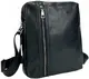 Мужская сумка кожаная Tiding Bag через плечо черная