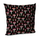Подушка диванная с бархата Мухомори 45x45 см (45BP_24S008)