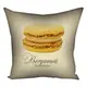 Подушка c принтом габардиновая Macaroons bergamote 50x50 (5P_SWE015)
