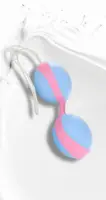 Вагинальные шарики Amor Gym Balls blue-pink