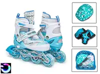 Комплект роликів із захистом Happy Mondays. Turquoise (розмір 34-37) 761406885
