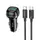 Адаптер автомобильный HOCO Rank dual port car charger Z58A (Type-C to Type-C set) |1USB/1Type-C, 48W