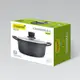 Кастрюля с крышкой Maestro MR-4324 4.3 л 24 см черная