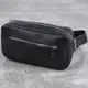 Мужская сумка-бананка из натуральной кожи флотар Shvigel 22826 Черная