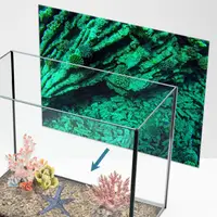 Морской мир под водой на наклейке для аквариума 40х65 см. (650х400)