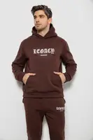 Спортивний костюм чоловічий на флісі, колір шоколадний, 238R57046