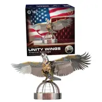 Колекцiйна модель Metal Time Unity Wings Eagle Golden Armor MT101GA/READY