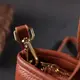 Сумка женская с двумя ручками из натуральной кожи Vintage 22285 Коричневая