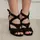 Женские босоножки Fashion Caesar 2957 37 размер 24 см Черный