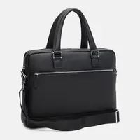 Мужская кожаная сумка Borsa Leather K16613-1-black