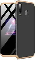 Чехол-накладка GKK 3 in 1 Hard PC Case Samsung Galaxy A20/A30 Gold/Black