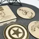 Подставки под горячее с уникальным дизайном (3 штуки в подарочной коробке)