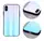 Чехол стеклянный для iPhone XS Max - Gradient Glass Case, Purple-Blue