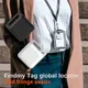 Мини GPS трекер - bluetooth маячок в виде брелка с автономной работой до 1 года FindmyTag, черный