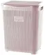 Корзина для белья Violet House KP-1007-PP 45 л 33.5х40х47 см розовая пудра