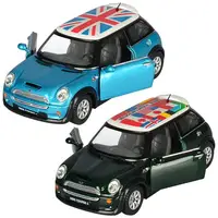 Коллекционная машинка MINI COOPER S KT5059FW инерционная Зеленый