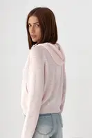 Кардиган з капюшоном - пудра колір, ONE SIZE