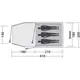 Палатка трехместная Easy Camp Spirit 300 Rustic Green 120397