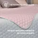 Покрывало на кровать Silhouette 220x240 IDEIA двухстороннее прочная стежка ткани антиаллергенное мята