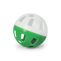 Игрушка мяч с колокольчиком для кошек Pipitao 012201 Green D:3,8 см