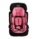 Детское автокресло JOY, система ISOFIX, универсальное, группа 1/2/3. Pink and black (156751)