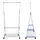 Двух ярусная передвижная напольная вешалка для одежды Clothes Rack Multi-Function