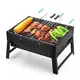 Мангал складной 36х28х20см BBQ для барбекю.